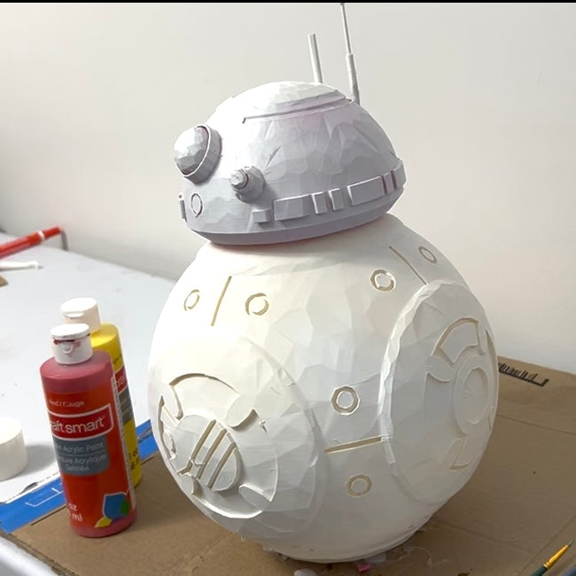 Hollow Customizable BB8 Model (Change the Orange Areas)